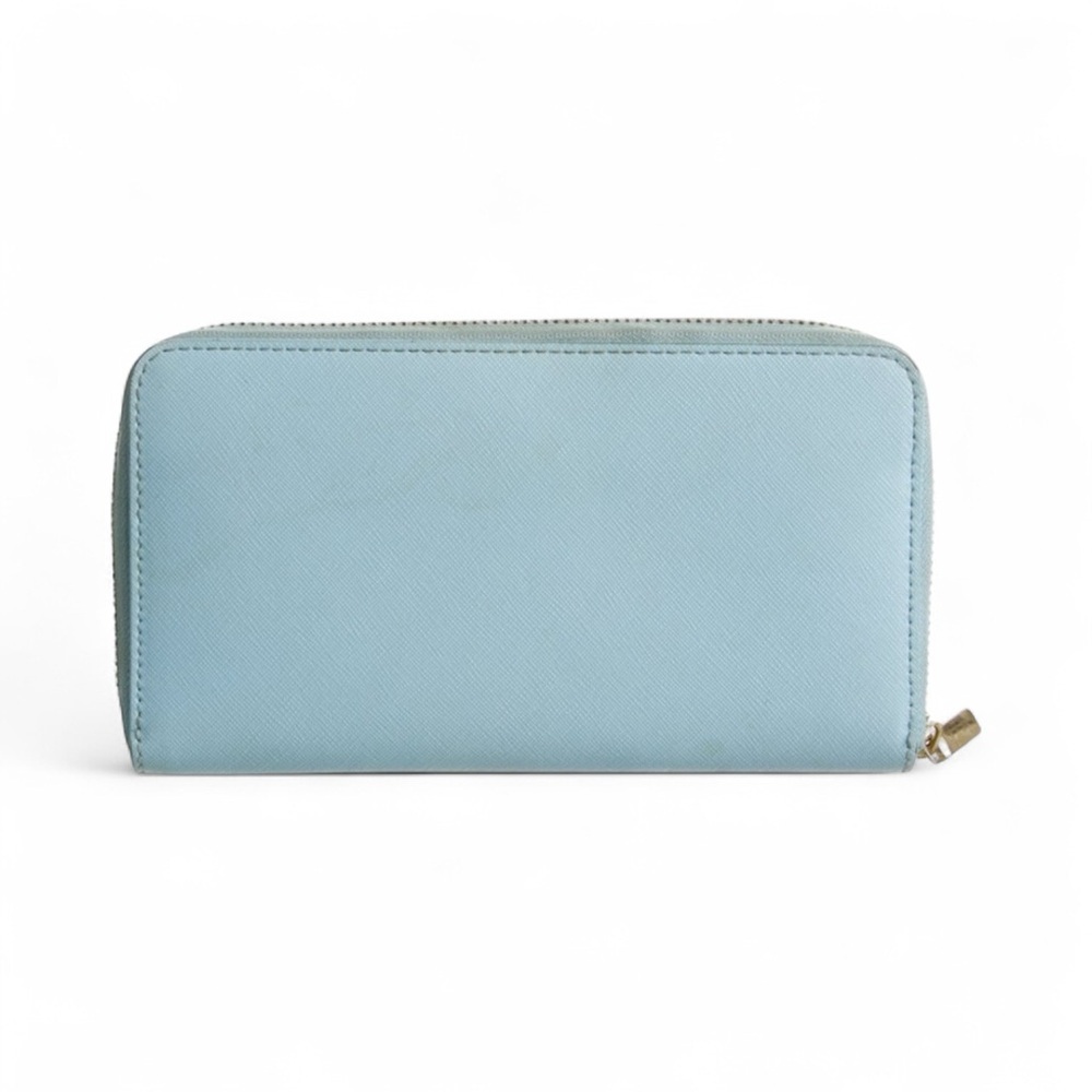 Tory Burch Sky Blue Zip Wallet - Picture 3 of 13